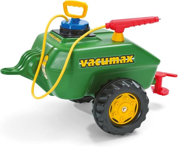 ROLLY TOYS | rollyVacumax Tanker with Pump | 122868, Green, 75 cm × 45 cm × 43 cm