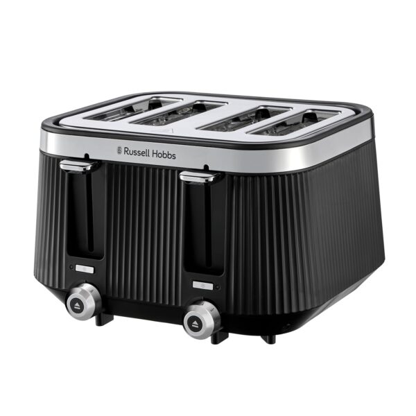 Russell Hobbs 4 Slice Toaster [1960W, Frozen/Cancel/Reheat function with Indicator light] Brontë (Extra wide slots, 6 Browning levels, Lift & Look function, Lift high feature)...