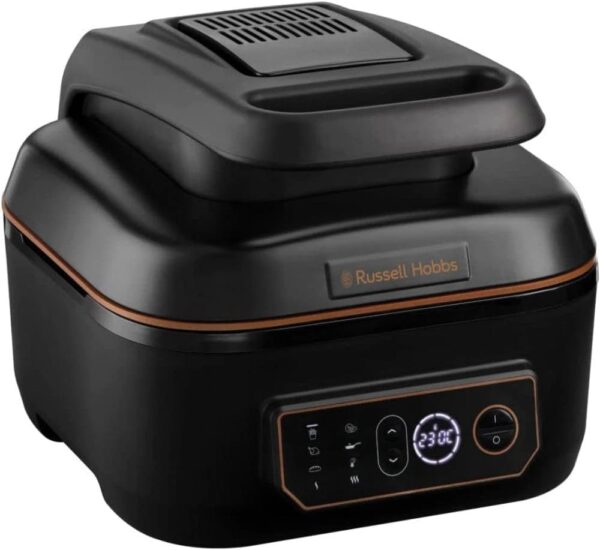 Russell Hobbs Air Fryer XL 5.5L [Air Fryer / Grill / Multicooker] Rapid Air (dishwasher safe, top & bottom heat, no more shaking, slow cooker, baking, Frozen Pizza Ø 30cm)...