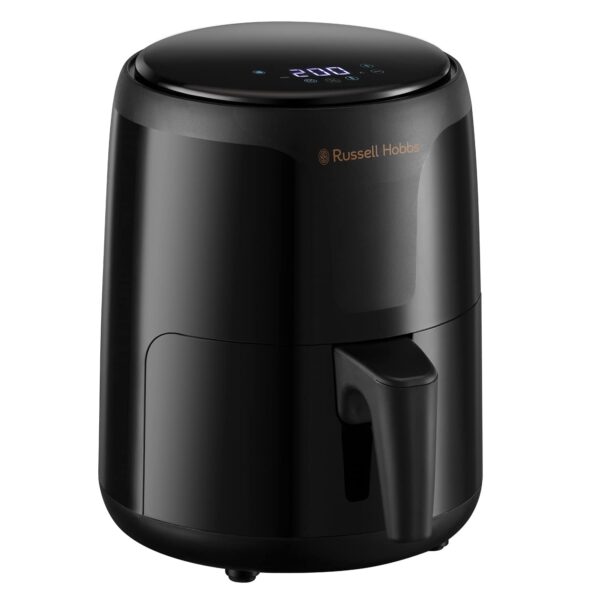 Russell Hobbs Compact Rapid Digital Air Fryer 1.8L [7 Cooking Functions] Energy Saving, Dishwasher Safe parts, Touch screen, Removable basket, Timer, Max Temp 200°C, No oil,...