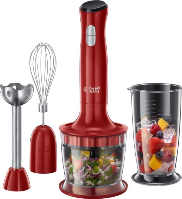 Russell Hobs 24700-56 Hand Blender 3 in 1 Desire 3 in 1-24700-56, red