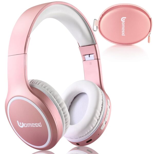Rydohi Bluetooth Headphones Over Ear, 70H Playtime and 3 EQ Music Modes Wireless Headphones with Microphone, HiFi Stereo Foldable Lightweight Headset, Deep Bass for Home Office...