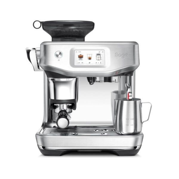 Sage - The Barista Touch Impress - Bean to Cup Coffee Machine with Grinder, Milk Frother and With Cold Brew Fuction - 14 Presets, Touch Screen, Espresso, Cappuccino 1700 W,...