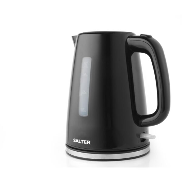Salter EK5831BLK 1.7 L Deco Kettle – Rapid Boil, 360° Swivel Base, Removable Limescale Filter, Water Level Indicator, Modern Kettle, Boil Dry Sensor & Auto Shut-Off, Otter...
