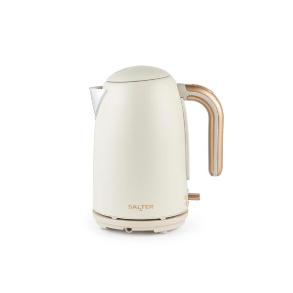 Salter Pebble Kettle – 1.7 L Fast Boil Electric Tea Kettle, Removable Limescale Filter, Water Level Indicator, 360° Swivel Base, Viewing Window, Boil Dry Protection, Flip Lid,...