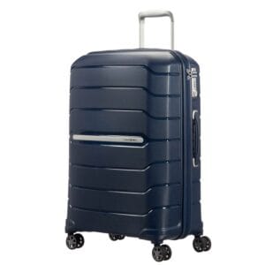 Samsonite Flux - Spinner L, Expandable Suitcase, 75 cm, 99/111 L, Navy Blue (Navy Blue)