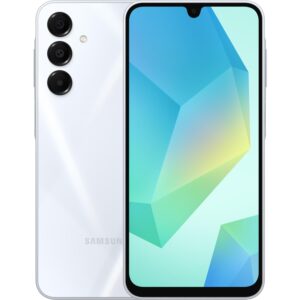 Samsung Galaxy A16 128/4GB Ram, Dual Sim, Unlocked to all Carrier, including with FREE official 25W UK Adapter (EP-T2510) Retail Pack and Clear Case, (Light Green, 4G)