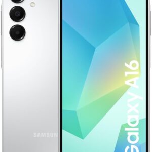 Samsung Galaxy A16 4G Android Smartphone, Super Amoled 6.7" Screen, Multiple Cameras, 128GB Storage, Light Grey, 3 Year Manufacturer Extended Warranty (UK Version)