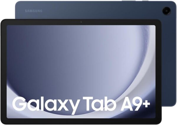 Samsung Galaxy Tab A9+ Android Tablet, 128GB Storage, Large Display, 3D Sound, Navy, 3 Year Manufacturer Extended Warranty (UK Version)