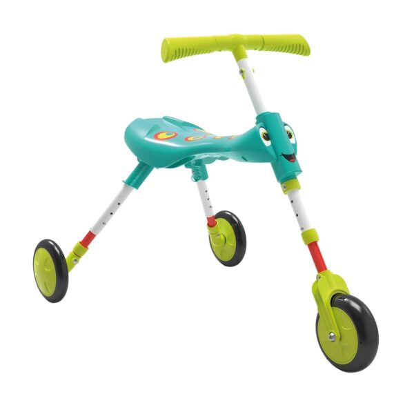 Scuttlebug XL 3-Wheel Foldable Ride-On Tricycle for kids Ages 2-4, Antennae Handlebar, Splodge Develop Balance and Coordination, XL Wheels for Super Fun Off-Road Adventures;...