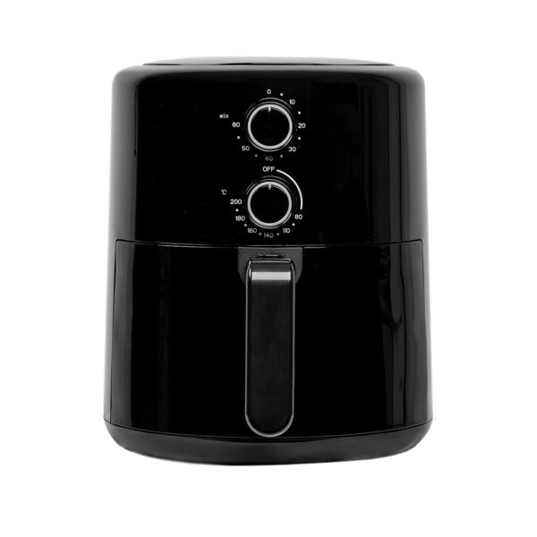 SIA SAF40K 4L Air Fryer In Black, 1500W, Lightweight, Mechanical Control, 60 Minute Timer, 80-200°C Range, Easy To Use