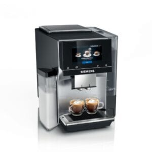 SIEMENS EQ700 Fully Automatic Bean to Cup Coffee Machine, 5" Touch Screen Display, Cold Brew/Slow Brew, Integrated Milk Container, 30+ Coffee Beverages with Home Connect, TQ717GB3