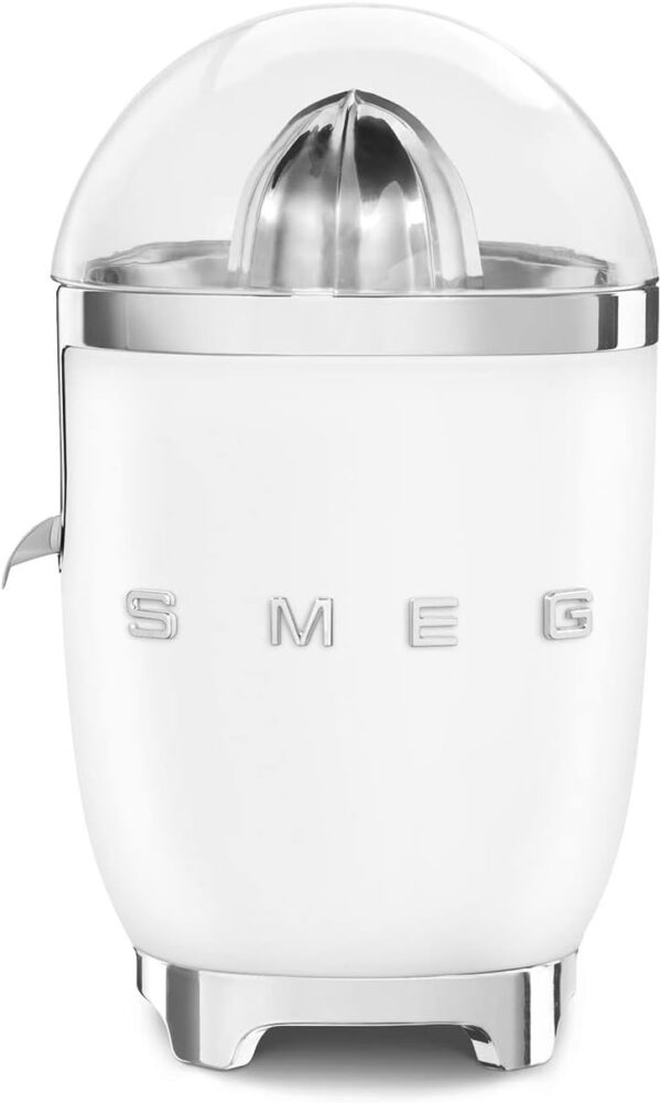 Smeg CJF11WHUK Citrus Juicer, Aluminium, 70 W, White