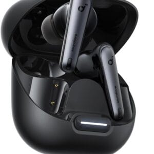 Soundcore by Anker Liberty 4 NC Wireless Noise Cancelling Earbuds, 98.5% Reduction, Adaptive to Ears and Environment, Hi-Res Sound, 50H Battery, Charging, Bluetooth 5.3