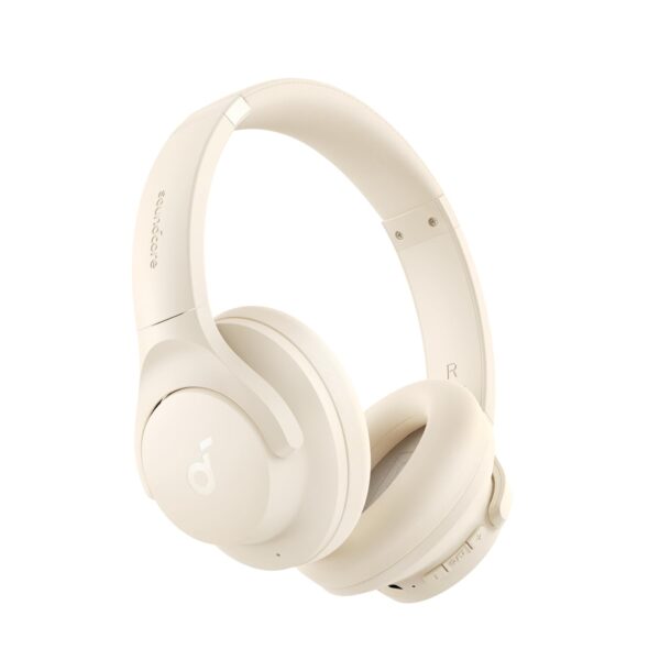 soundcore by Anker Q20i Hybrid Active Noise Cancelling Foldable Headphones, Wireless Over-Ear Bluetooth, 40H Long ANC Playtime, Hi-Res Audio, Big Bass, Customize via an App,...