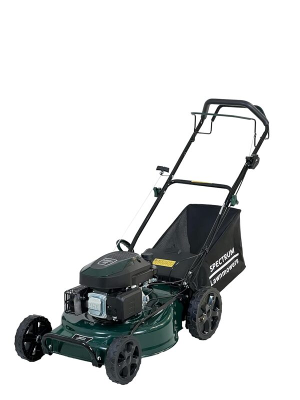 Spectrum TG51PD Self-Propelled Petrol Lawnmower, 51cm Cutting Width, 139cc Engine, 60L Collection Bag