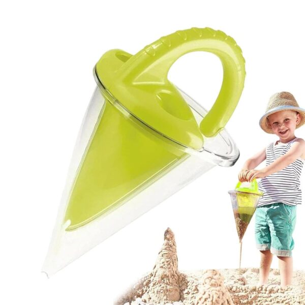 Spilling Funnel Sand Toy, Drippy Sand Castle Maker Beach Toy, Outdoor Sandbox Game For Ages 4-8, Water Table Playset For Travel