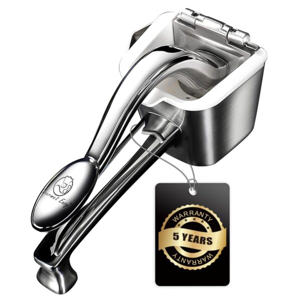 Stainless Steel Lemon Squeezer, Heavy-Duty Orange Juicer, Durable Hand Press Citrus Juicer, Portable Lime Squeezer, Rust-Free, Easy to Clean, Ideal for Kitchen & Bar, 5-Year...