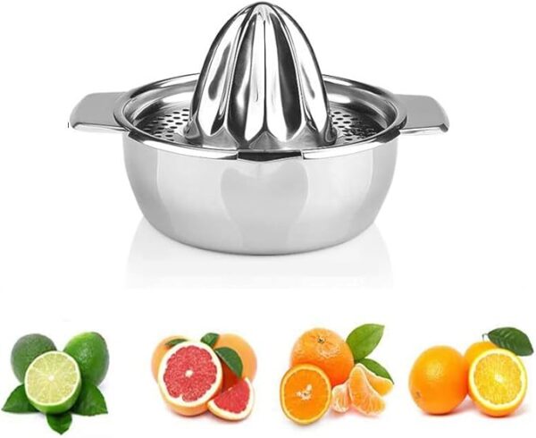 Stainless Steel Lemon Squeezers, Manual Juicer Lime Citrus Orange Fruit Hand Press Squeezer