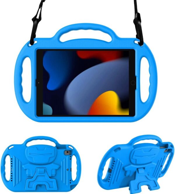 Surom Kids Case for New iPad 10.2 Inch 2021/2020/2019 (9th/8th/7th Generation), Light Weight Shock Proof Handle Stand Shoulder Strap Kids Case for 2021/2020/2019 iPad 10.2, iPad...