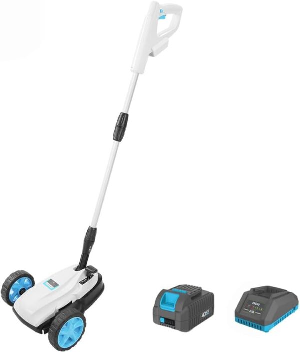 swift 40V 22cm Cordless Brushless Small Lawnmower, Lightweight and Compact, with Super-Mulching blade (Battery & Fast Charger Included)