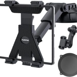 Tablet Holder for Car Mount,Universal Dashboard Windshield Suction Cup Sticky Gel with Telescopic Extension Rod 360° Adjustable Rotating for iPad/iPad Air/iPad Mini Samsung...