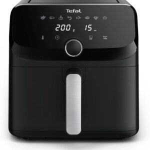 Tefal Easy Fry Mega Air Fryer, 7.5L Capacity (Serves Up to 8), 8 Preset Cooking Programs, Compact Design, Energy-Efficient, Dishwasher-Safe Basket, EY8558G0 - Grey