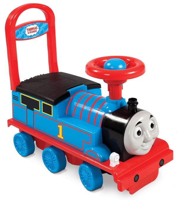 Thomas & Friends Kids Ride On Toys for 1+ years Boys and Girls - Sit and Ride On Thomas the Tank Engine Toy with Steering Wheel - Easy Assembly Toddler Walker Toy - Outdoor and...