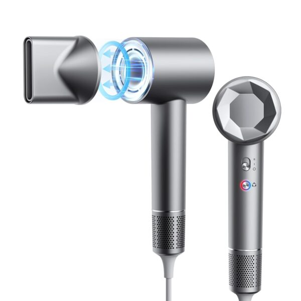 Tiamo High-Speed Hair Dryer - Ultra-Fast Drying, Low Noise, Lightweight Design for Home & Travel Use, Perfect for Men, Women, and Professionals