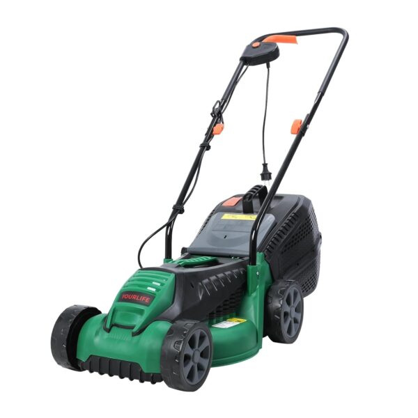 tinysiry Electric Lawn Mower, Lightweight Walk-Behind Mower with Adjustable Cutting Height & 35-45L Grass Tank, Cordless Lawn Mower Battery Powered Lawn Mower Suitable for Home...