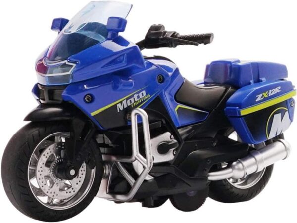 TOYANDONA Kids Motorcycle Ride On Toys, Electric Motorcycle for Kids with Sounds and Lights, Friction Powered Play Toy Motorbike Push And Go Vehicle for Age 3+ Birthday...