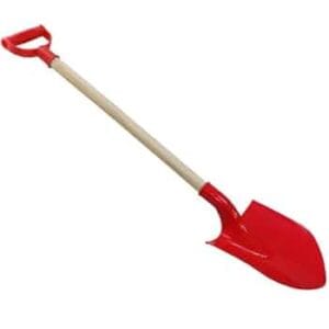Toyrific Super Spade 78cm Wooden Shaft Digger ~ Plastic spade beach toy, sand toy, garden spade (Red) : Amazon.co.uk: Toys & Games