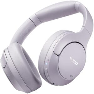 TOZO HT2 Hybrid Active Noise Cancelling Wireless Headphones, 60H Playtime Lossless Audio Over Ear Bluetooth Headphones, Hi-Res Audio Deep Bass Foldable Lightweight Headset for...