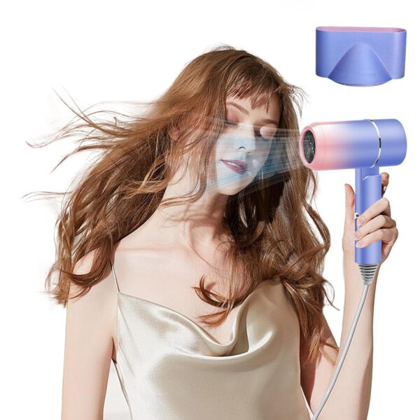Travel Hairdryer, Foldable Travel Hairdryers for Women, Lightweight Ionic Hair Dryer, Travel Hairdryers Lightweight with 2 Heating and Cooling Buttons, Small Hair Dryer for...