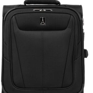 Travelpro Maxlite 5 Softside Expandable Carry on Suitcase with 4 Spinner Wheels, Lightweight Suitcase, Men and Women, International, Black, Carry on 49x39x20 cm