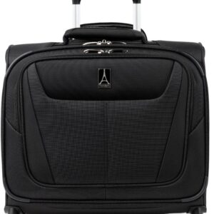 Travelpro Maxlite 5 Softside Lightweight Rolling Underseat Tote Upright 2 Wheel Bag, Men and Women, Black, 35x41x22 cm
