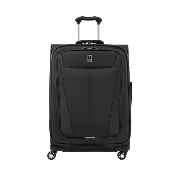 Travelpro Maxlite 5 Softside Spinner Suitcase 4 Wheels Expandable, Ultra-Lightweight and Durable, Travel Luggage 5 Years Warranty (Check-in M (27" - 91L), Black)