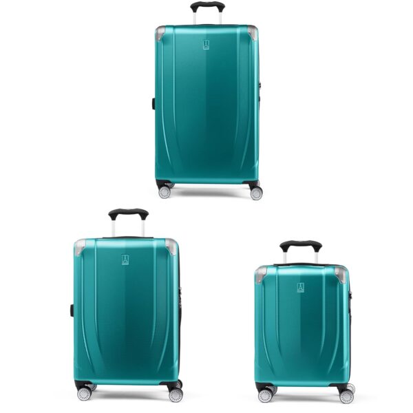 Travelpro Pathways 3 Hardside Expandable Luggage Bundle – Lightweight Spinner Set, Carry-On 56 cm & Checked Medium 64 cm & Large 71 cm, Kayak