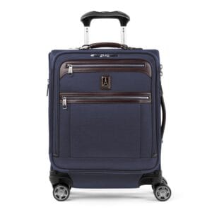 Travelpro Platinum Elite Softside Expandable Spinner Wheel Luggage, True Navy Blue, Carry-On 19-Inch, Platinum Elite Softside Expandable Spinner Wheel Luggage