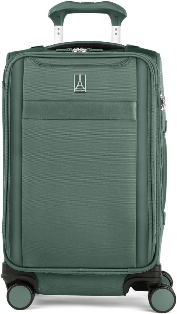 Travelpro Versapack + Lightweight Softside Expandable Carry on Luggage, Desert Sage Green, Carry On, Versapack + Softside Expandable Luggage