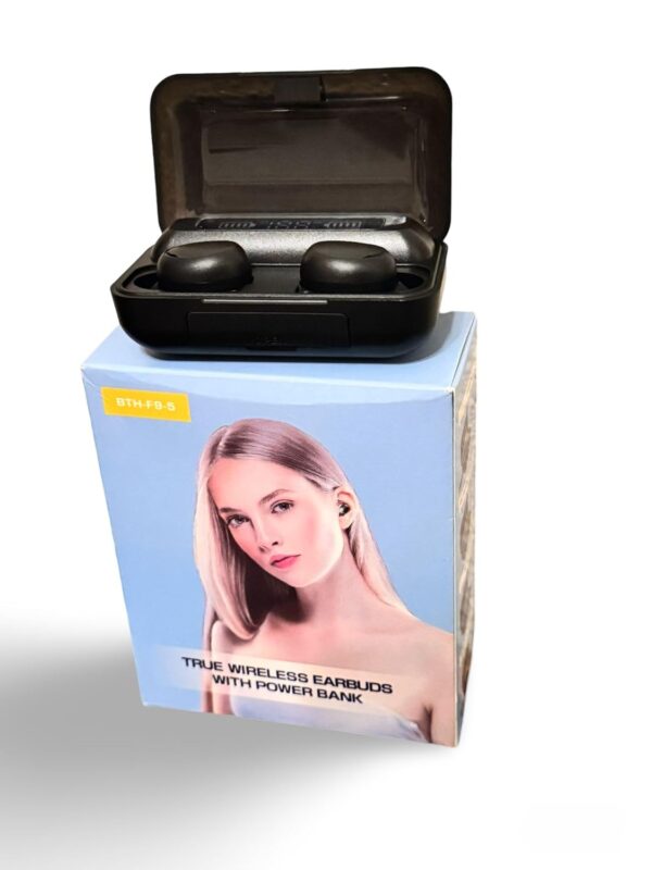 True Wireless Earbuds, Bluetooth 5.3 TWS Headphones, True Wireless Earphones for iPhone/Android, 40H Playtime, Touch Control, Waterproof Design, with Digital Display & Portable...