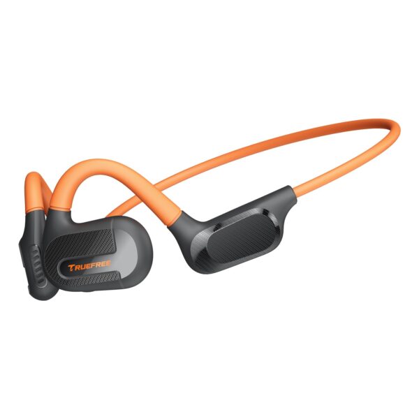 Truefree F2 Open-Ear Headphones, Air Conduction Bluetooth 5.3 Wireless Headphones for Sports, 15 Hours of Playtime, 16.2mm Enhanced Bass, Dual Mic, Multipoint Connection, App...