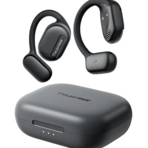 truefree O1 Open-Ear Headphones, Bluetooth 5.3 Wireless Earbuds with Ear Hooks, Over-Ear Air Conduction Tech for Sports, Four Mics Clear Calls, 45 Hours of Playtime, 16.2mm...