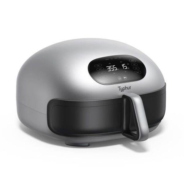 Typhur Dome 2 Air Fryer, 15-in-1 Large 5.3L Capacity, No.1 Cooking Speed Innovative Airflow, Self-cleaning Smart Digital Airfryer, Dishwasher Safe Basket for Quick Easy Meals,...