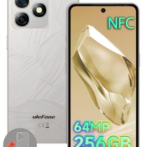 Ulefone Note 18 Pro SIM-Free & Unlocked Mobile Phones, NFC Android 14, 12GB RAM 256GB ROM/2TB, 6.78" Corning Gorilla Glass, 64MP+50MP+32MP, 4G Dual SIM Smartphone, 5450mAh 18W,...