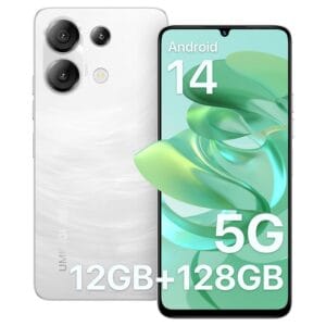 UMIDIGI 5G Mobile Phones, Android 14 Smartphone, 12(6+6) GB +128GB/1TB, 6.75" HD+ 90Hz Display Phone, 50MP Camera, Sim Free Unlocked Mobile Phones, 5000mAh, Dual...