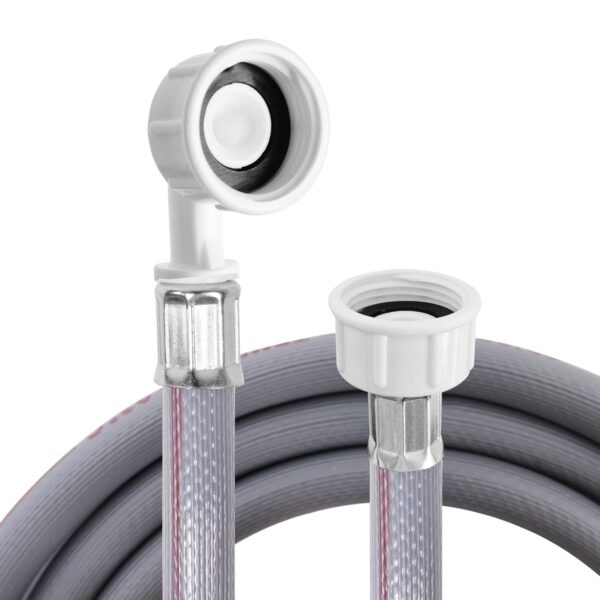 Universal Washing Machine and Dishwasher Cold Water Fill Inlet Pipe Hose - 2.5m Long Feed