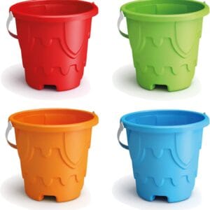 URBN-TOYS 18cm Castle Mould Beach Sand Bucket Kids Outdoor Sandpit Play Toy