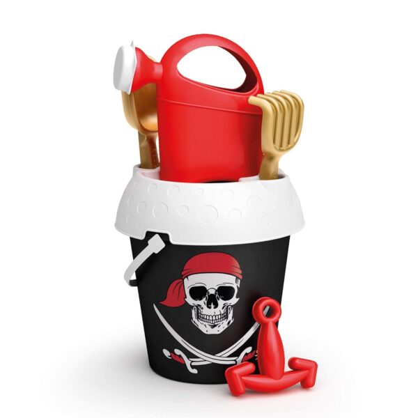 URBN-TOYS 18cm Pirates Beach Bucket Set (Bucket & Watercan set)