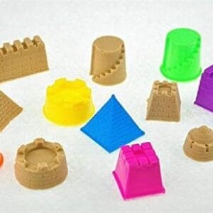 Uteruik Portable Castle Sand Clay Mold Building Pyramid Sandcastle Beach Sand Toy Baby Child Kid Model Building Kits 6Pcs/Set